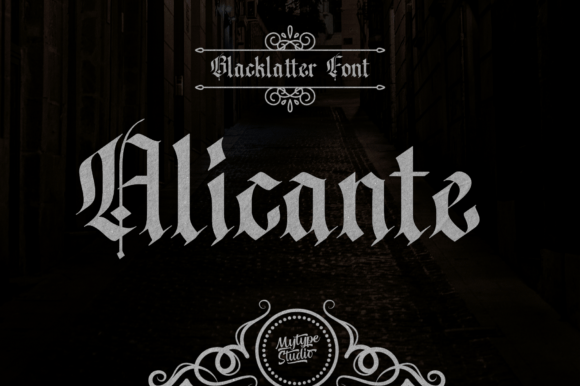Alicante: A Bold Blackletter Font for Editorial Design