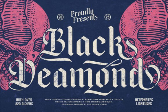 Black Deamond: The Bold Blackletter Typeface for Campaigns