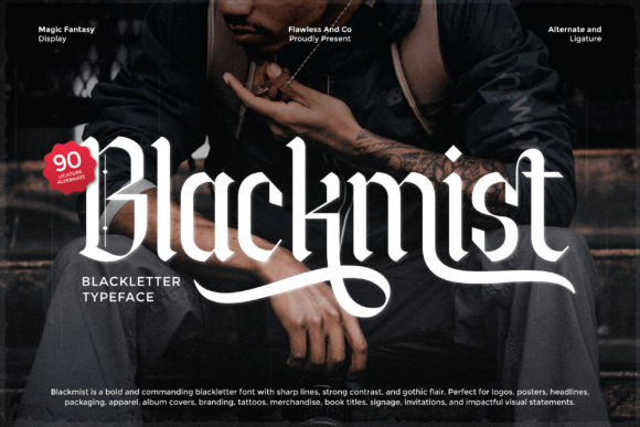 Blackmist: A Bold Blackletter Typeface for Editorial Design