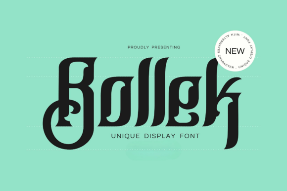 Bollek: A Maker’s Review of This Ornate Blackletter Font