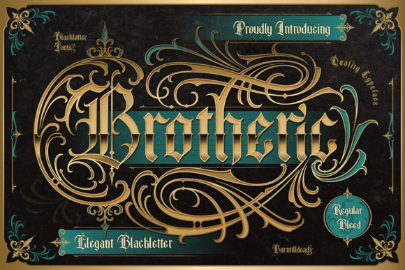 Brotheric: A Premium Blackletter Font for Business