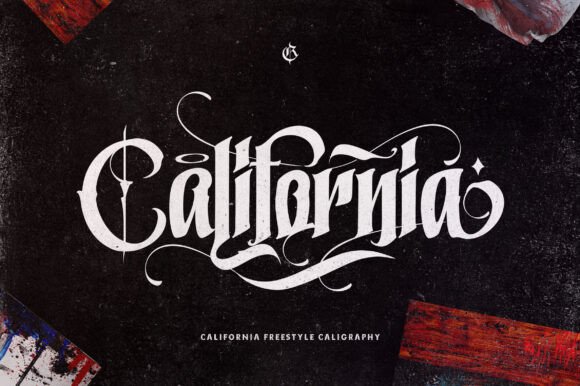 California Style: A Bold Blackletter Font for Campaigns