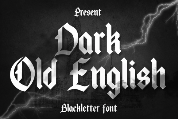 Dark Old English: A Premium Blackletter Font for Crafts