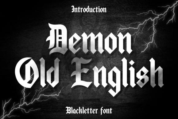 Demon Old English: A Blackletter Font for Branding