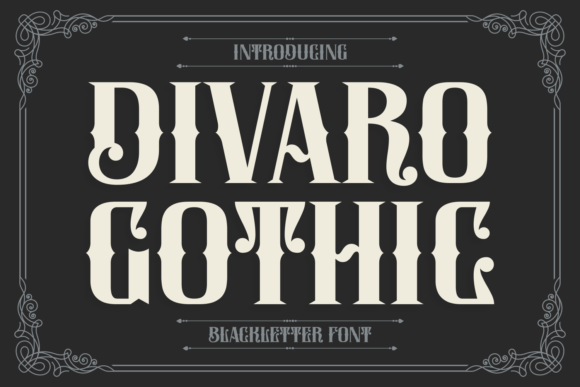 Divaro Gothic: A Medieval Typeface for Editorial Design