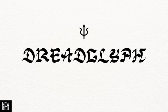 Dreadglyph: A Bold Blackletter Font for Branding