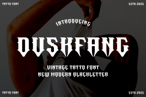 Duskfang: A Modern Blackletter Font for Bold Branding