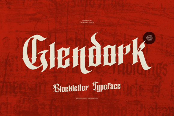 Glendork: A Bold Blackletter Typeface for Branding