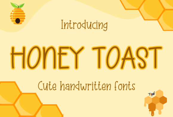 Honey Toast: A Bold Gothic Typeface for Crafters
