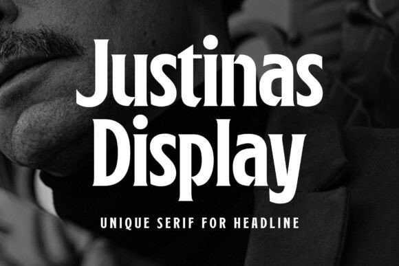 Justinas: A Bold Display Serif for Editorial Impact