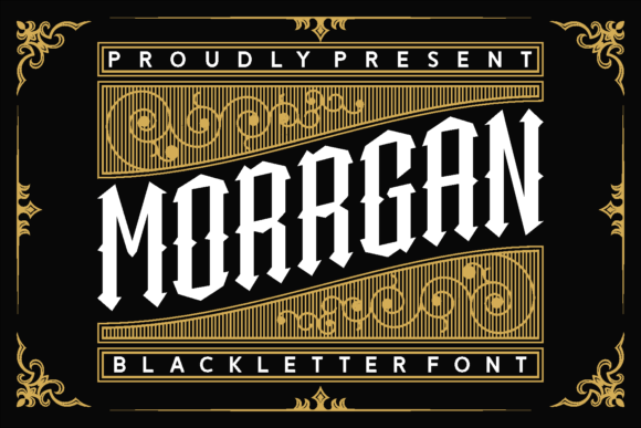 Morrgan: A Gothic Blackletter Font for Editorial Design