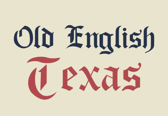 Old English Texas: A Bold Blackletter Font Review