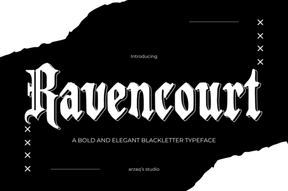 Ravencourt: A Bold Blackletter Typeface Review