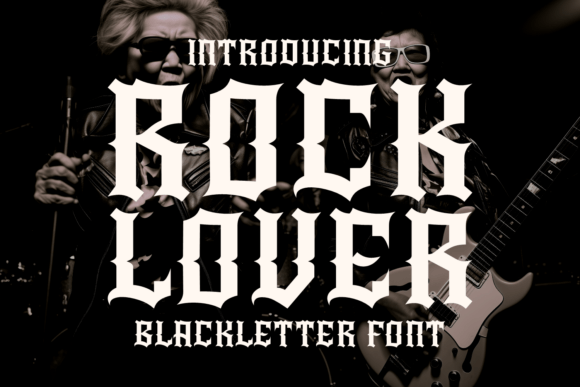Rock Lover: A Bold Blackletter Font for Web Design
