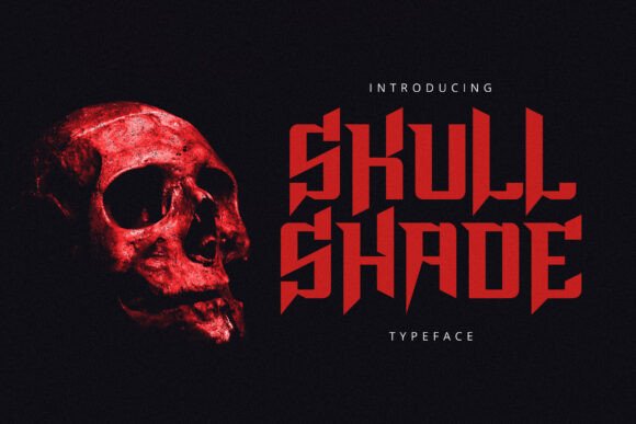 Skull Shade: A Bold Gothic Typeface for Web Design