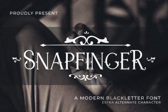 Snapfinger: A Modern Blackletter Font for Web Design