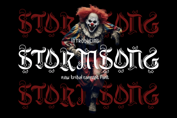 Stormsong: A Bold Blackletter Typeface for Dark Branding