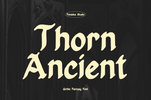Thorn Ancient: A Bold Gothic Blackletter Font for Web
