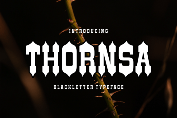 Thornsa: A Medieval Typeface for Bold Branding