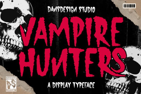 Vampire Hunters: A Spooky Blackletter Font for Horror Brands
