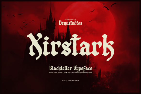 Xirstark: The Edgy Blackletter Font for Bold Brands